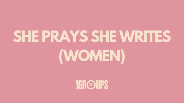 Logo for She Prays She Writes (Women)