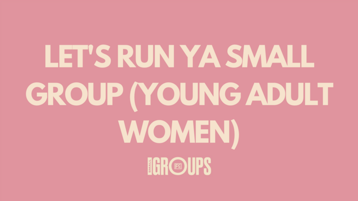 Logo for Let's Run YA Small Group