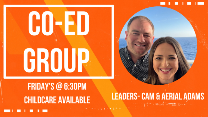 Logo for CO-ED Group - Friday Nights - Sermon Discussion (Leaders: Cam & Aerial Adams)