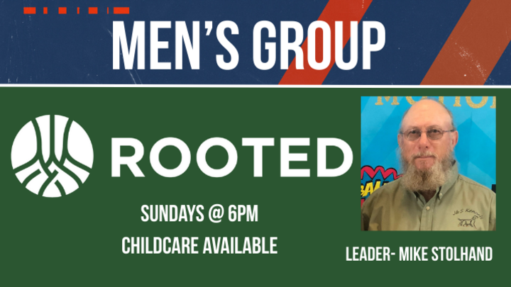 Logo for MEN'S Group - Sunday Nights - ROOTED (Leader: Mike Stolhand)