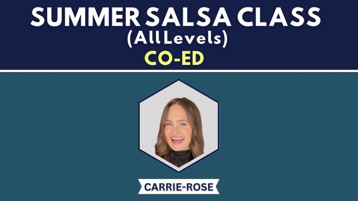 Logo for Summer Salsa Class! (For all levels)