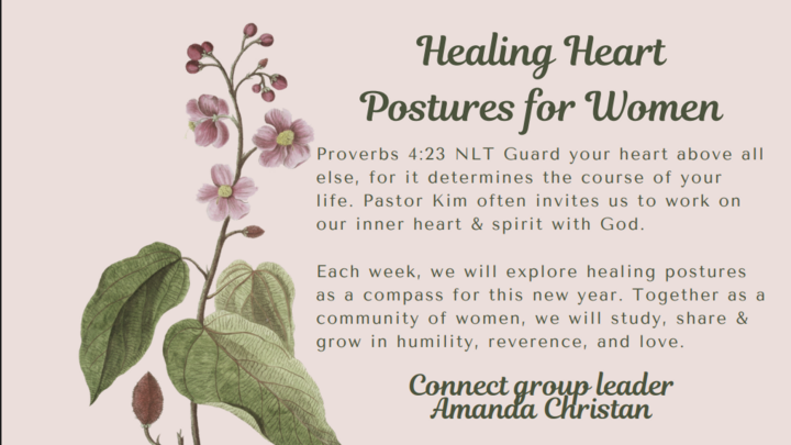 Logo for Healing Heart Posture's for Women  (Proverbs 4:23)