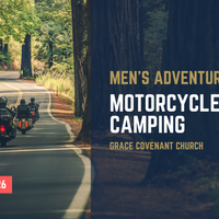 Logo for Men's Adventure Series - Motorcycle Camping