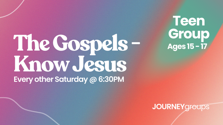 Logo for The Gospels - Know Jesus (Teens 15-17) - Andrew Kisekka