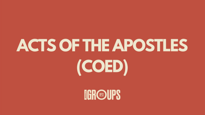 Logo for Acts of the Apostles (Coed)