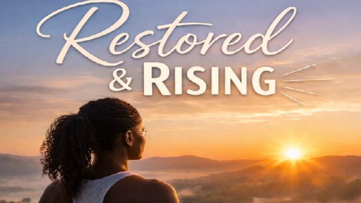 Logo for Restored and Rising (women’s)