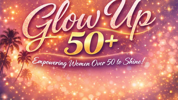 Logo for Glow Up 50+