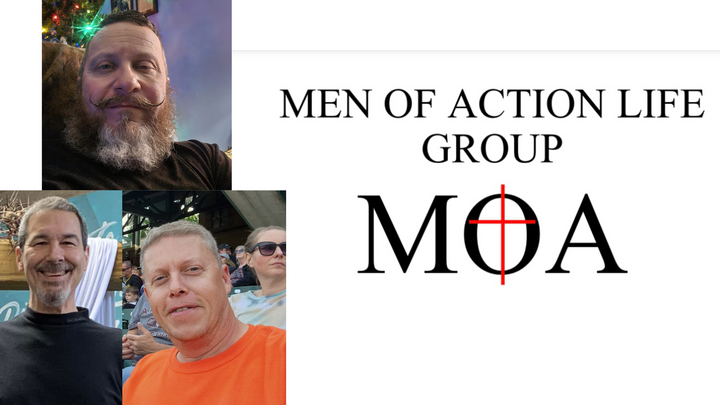 Logo for Men of Action (Men's Group)