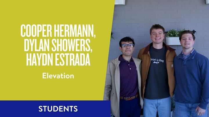 Logo for Elevation: Cooper Hermann, Dylan Showers. & Haydn Estrada