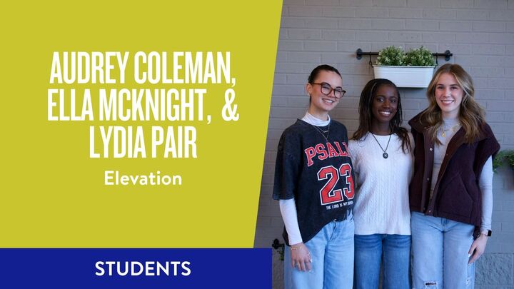 Logo for Elevation: Audrey Coleman, Ella McKnight, & Lydia Pair