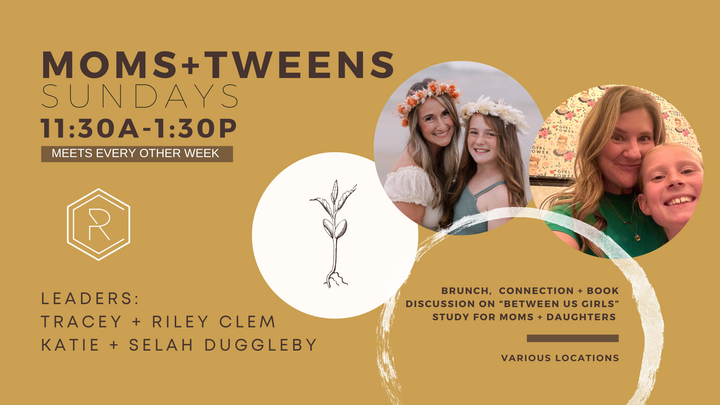 Logo for Moms + Tweens | Sundays | San Diego