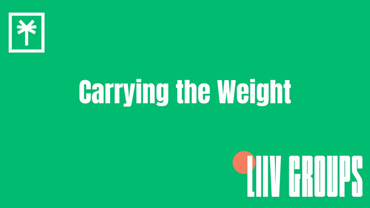 Logo for Carrying the Weight led by Alayna Tobo