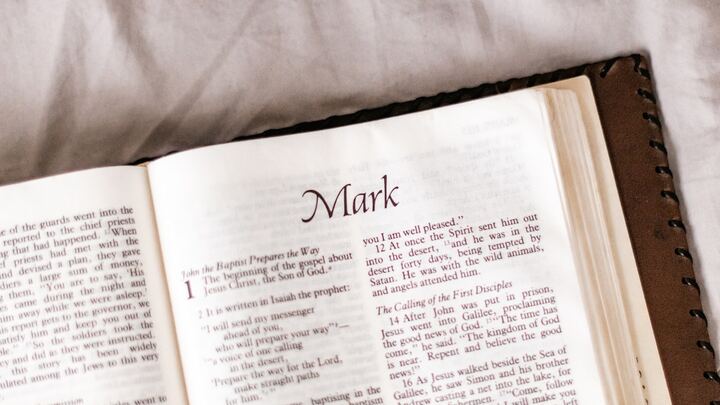 Logo for The book of Mark