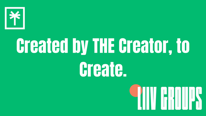 Logo for Created by THE creator to Create led by John Michael Oyervides