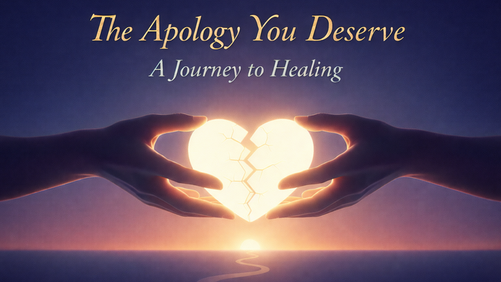 Logo for The Apology You Deserve: A Journey to Healing