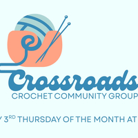 Logo for Crossroads Crochet Community Group