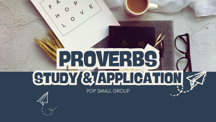 Logo for Proverbs Study & Application | POP Small Group