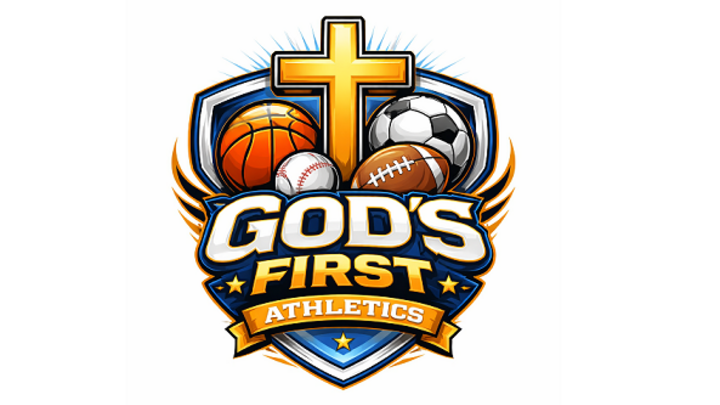 Logo for God's First Athletics