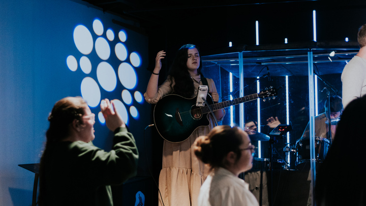 Logo for Backyard Worship