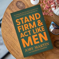 Logo for "Stand Firm and Act Like Men" Bible Study