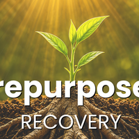 Logo for Repurpose Night- James and Morgan Knight