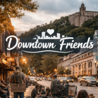 Logo for Downtown Friends