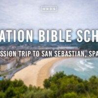 Logo for Vacation Bible School (VBS) in San Sebastián, Spain