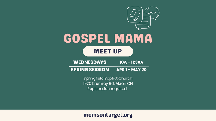 Logo for Gospel Mama Meet Up Spring 2026