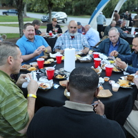 Logo for Men’s Grill & Chill