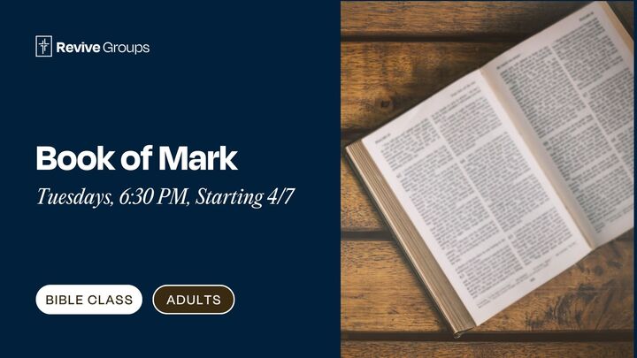 Logo for Classes at Revive - Book of Mark
