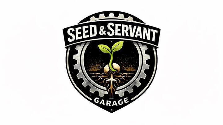 Logo for Seed & Servant Garage | Biweekly Tuesdays @ 6:30pm