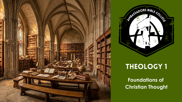 Logo for Ambassador's Bible College | Theology 1