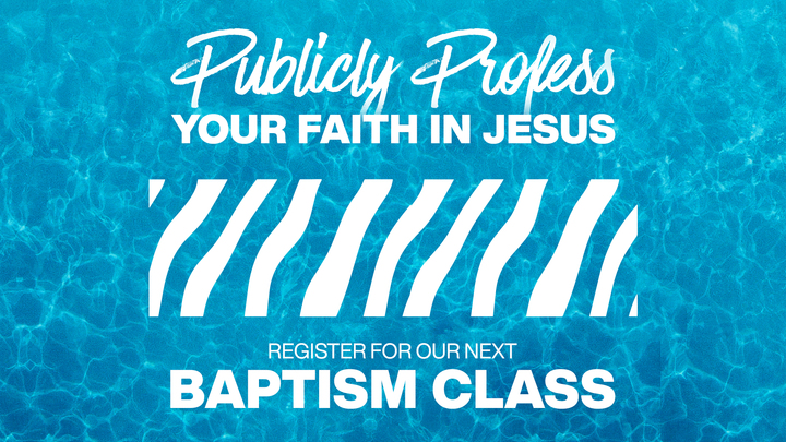 Logo for BAPTISM CLASS - 05 APRIL 2026