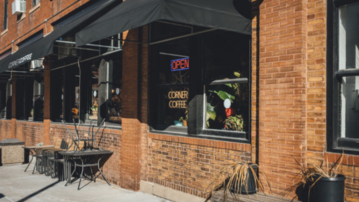 Exploring Corner Coffee: Explore Corner Coffee CAMDEN! logo