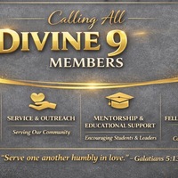Logo for Divine Nine (NPHC) Fellowship and Service Collective