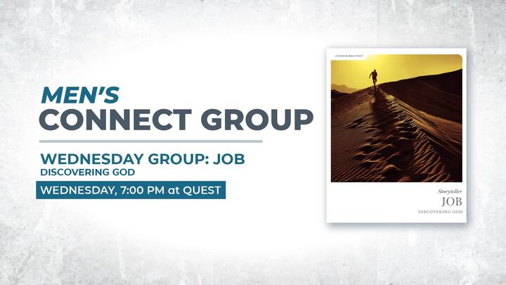 Logo for Men's Connect Group: Wednesday - Job