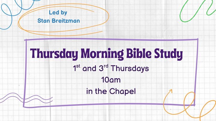 Thursday Morning Bible Study