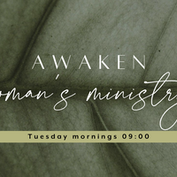 Logo for Awaken AM Woman's Ministry