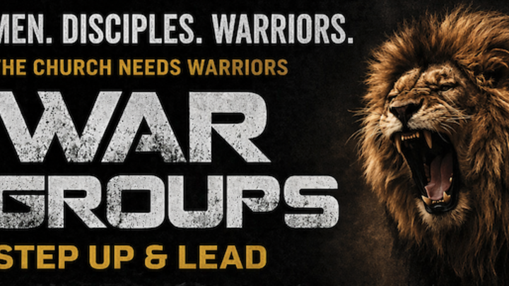 Logo for Man Up God's Way: War Group - Zoom on Wednesdays
