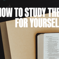 Logo for Summer Studies: How to Study the Bible for Yourself