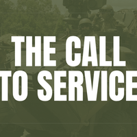 Logo for The Call to Service; OPERATION: Faith, Family, Freedom