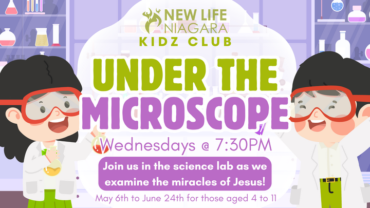 Logo for Kidz Club: Under the Microscope