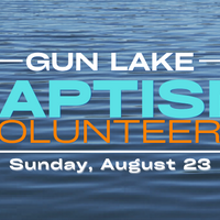 Logo for Baptism Cookout Volunteers 2026