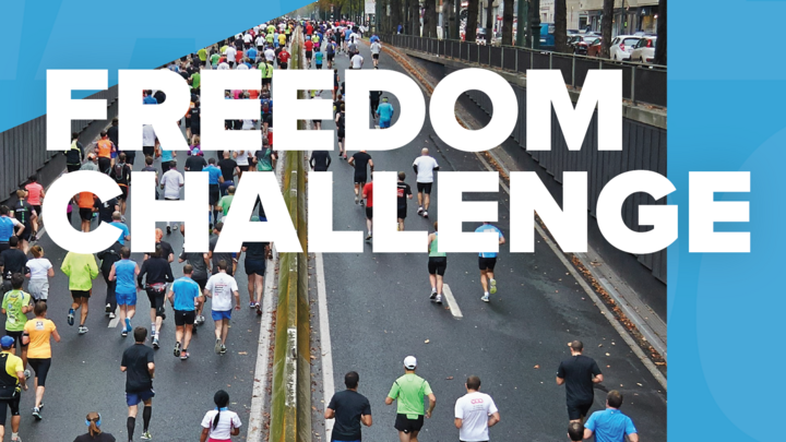 Logo for Michelle White | Open to All | Freedom Challenge
