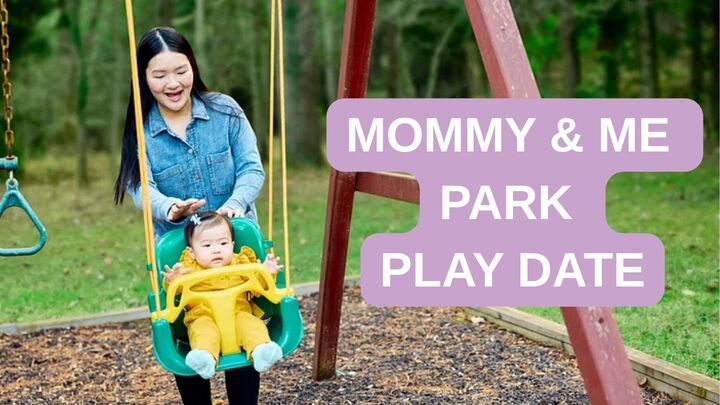 Logo for Mommy and Me Park Play Date