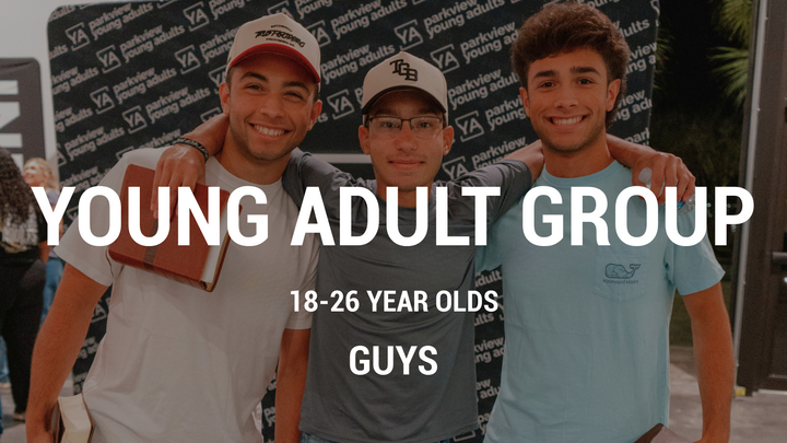 Logo for Young Adults 18-26 yr Guys Small Group (2026-2027)