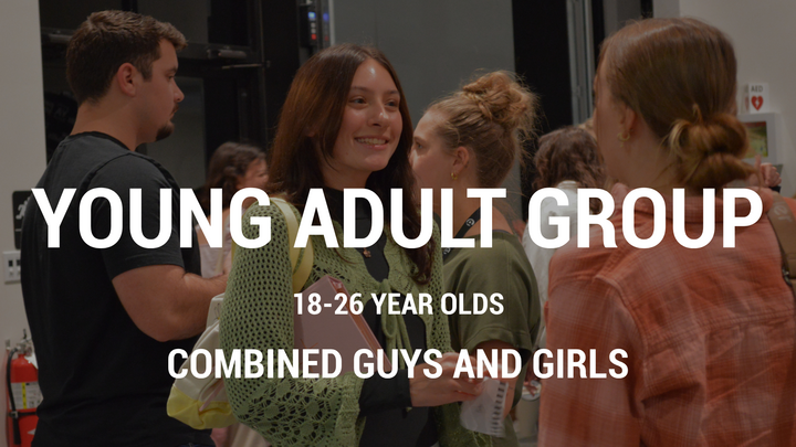 Logo for Young Adults 18–26 | Meet on Campus | 2026–27 | Co-ed
