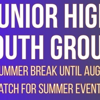Logo for Junior High Youth Group on Summer Break