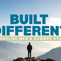 Logo for Built Different June Men's Study 2026. Tuesday Mornings (Tharp)