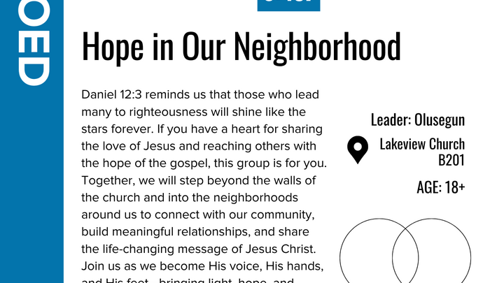 Logo for Hope in Our Neighborhood